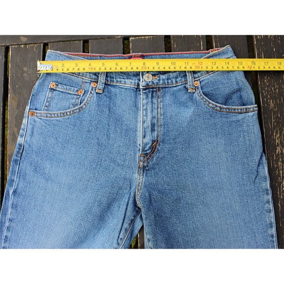 Levi's Women's 550 Vintage 90s "Levi.com" - Relaxed Boot Cut Jeans - Med 28 x 30 - Picture 7 of 12